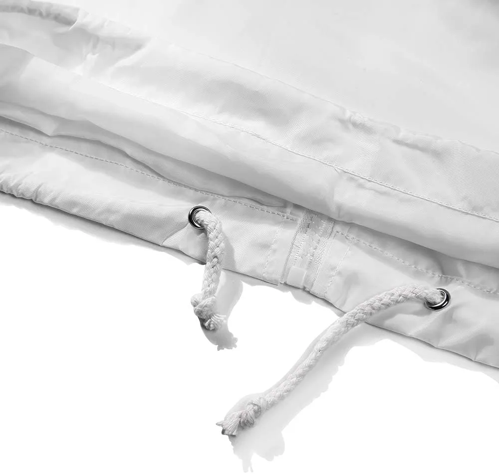 AITFINEISM Men's Lightweight Windbreaker Jacket Casual Zip Up Jackets With Hooded