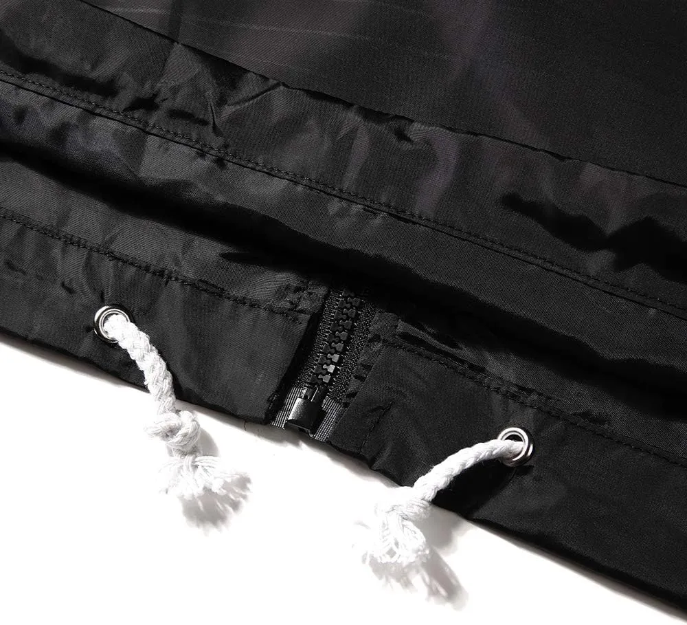 AITFINEISM Men's Lightweight Windbreaker Jacket Casual Zip Up Jackets With Hooded