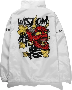 AITFINEISM Men's Lightweight Windbreaker Jacket Casual Zip Up Jackets With Hooded