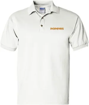 ALLNTRENDS Popeyes Men's Polo T Shirt Embroidered Food Shirt