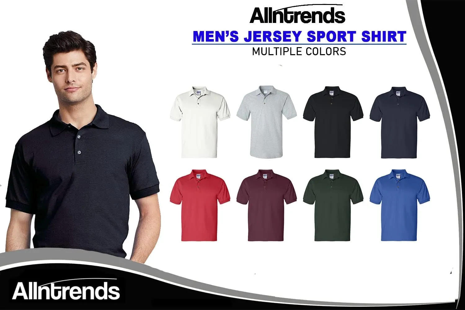 ALLNTRENDS Popeyes Men's Polo T Shirt Embroidered Food Shirt