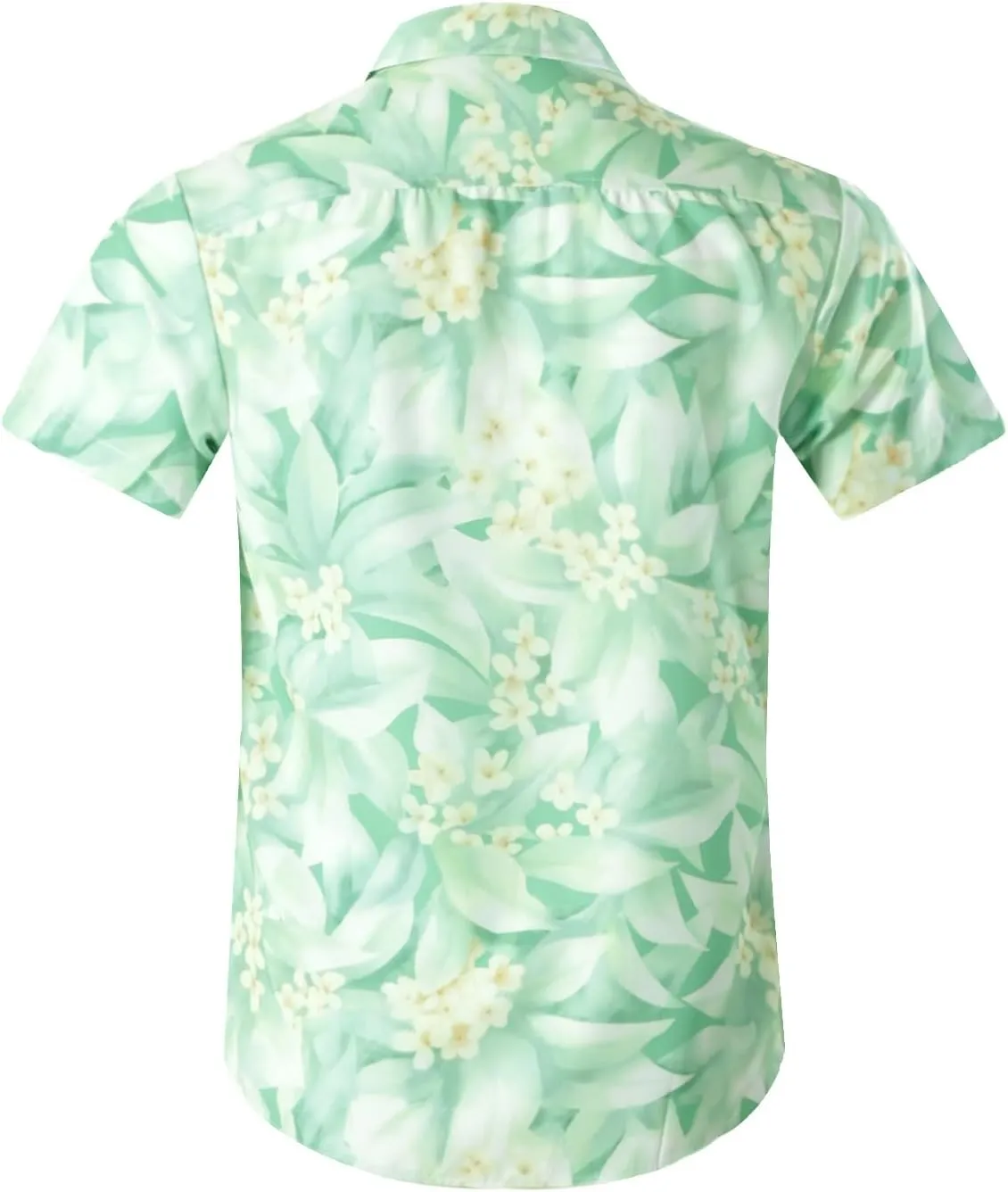 Allsense Men's Short-Sleeve Button-Down Tropical Hawaiian Shirt