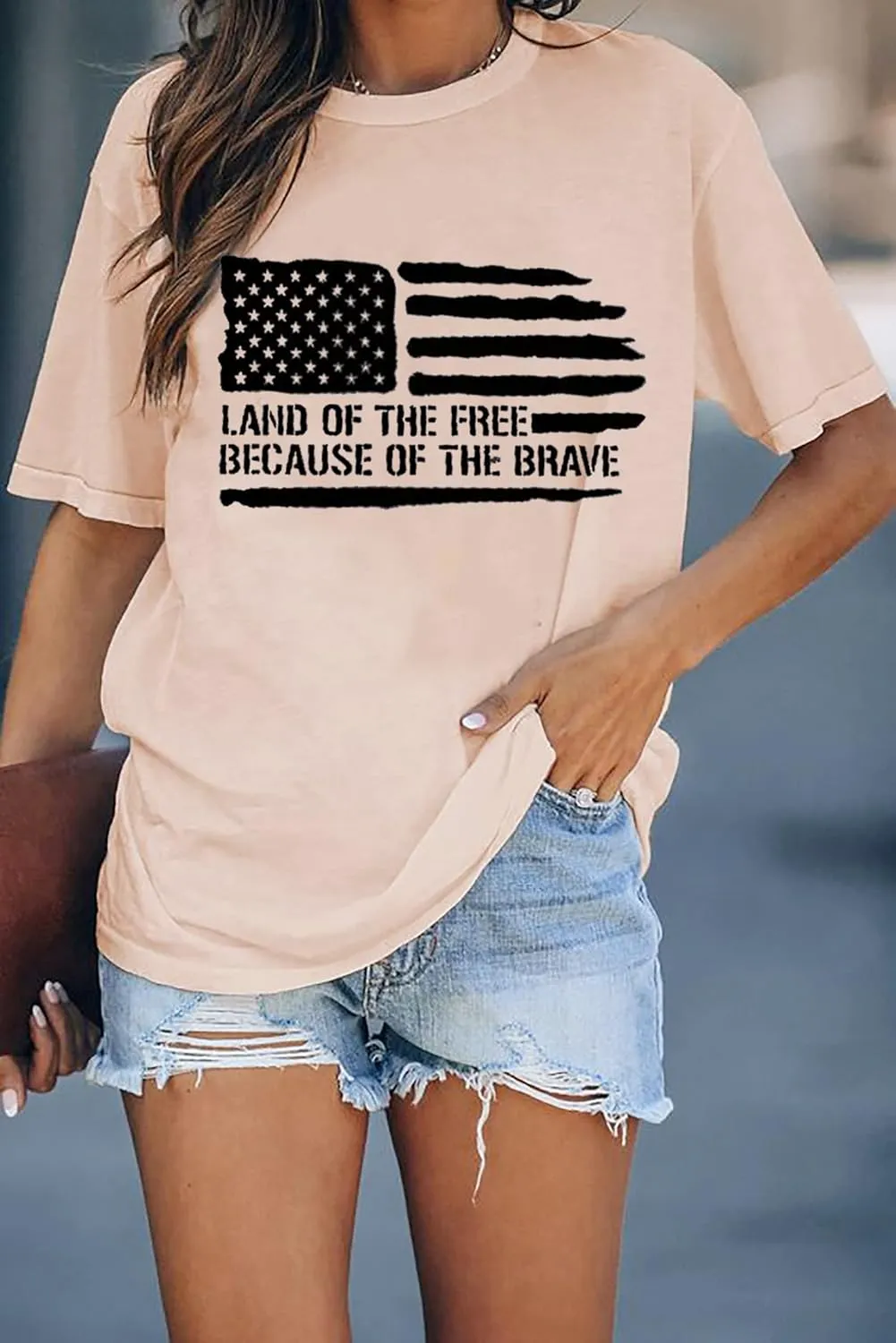 American Flag Shirt Women 4th of July Patriotic T Shirt Funny Stars Stripes Graphic Tee Independence Day T-Shirt Top