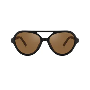 AVIATOR : SEMI-BENDABLE & POLARIZED SUNGLASSES  | BLACK