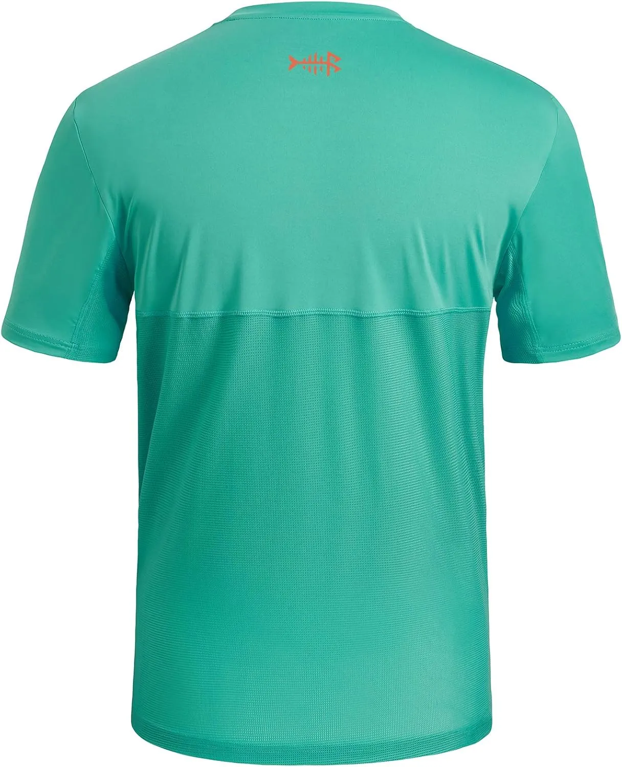 BASSDASH Mens UPF 50  Sun Protection Fishing Shirt Short Sleeve UV T-Shirt