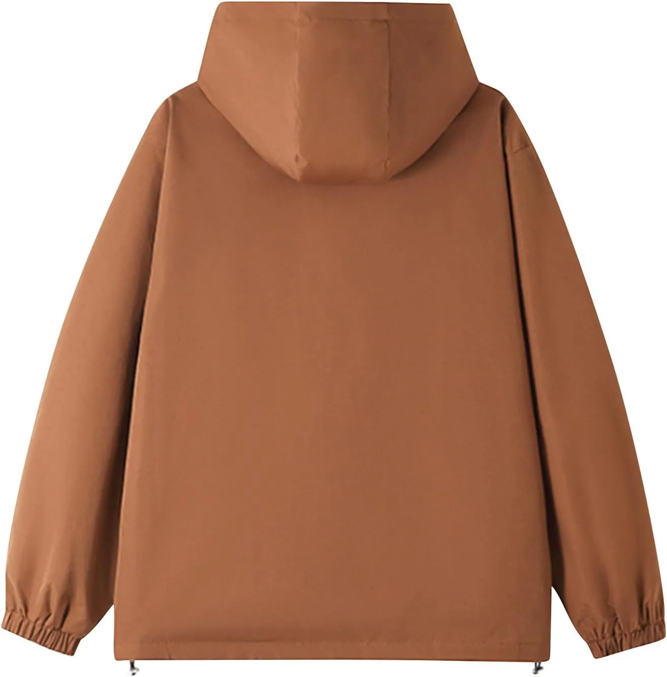 Bidobibo Rain Jacket Women Plus Size Trench Coat Windbreaker Raincoats with Hoodie Waterproof Jackets for Women with Hood