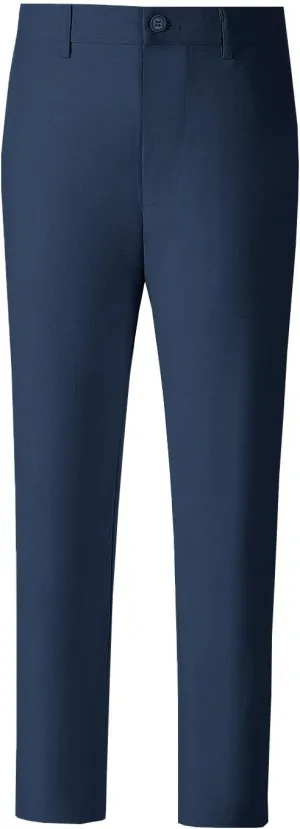 Boys' Linen Pants Lightweight Flat Front Dress Pants Kids School Uniform