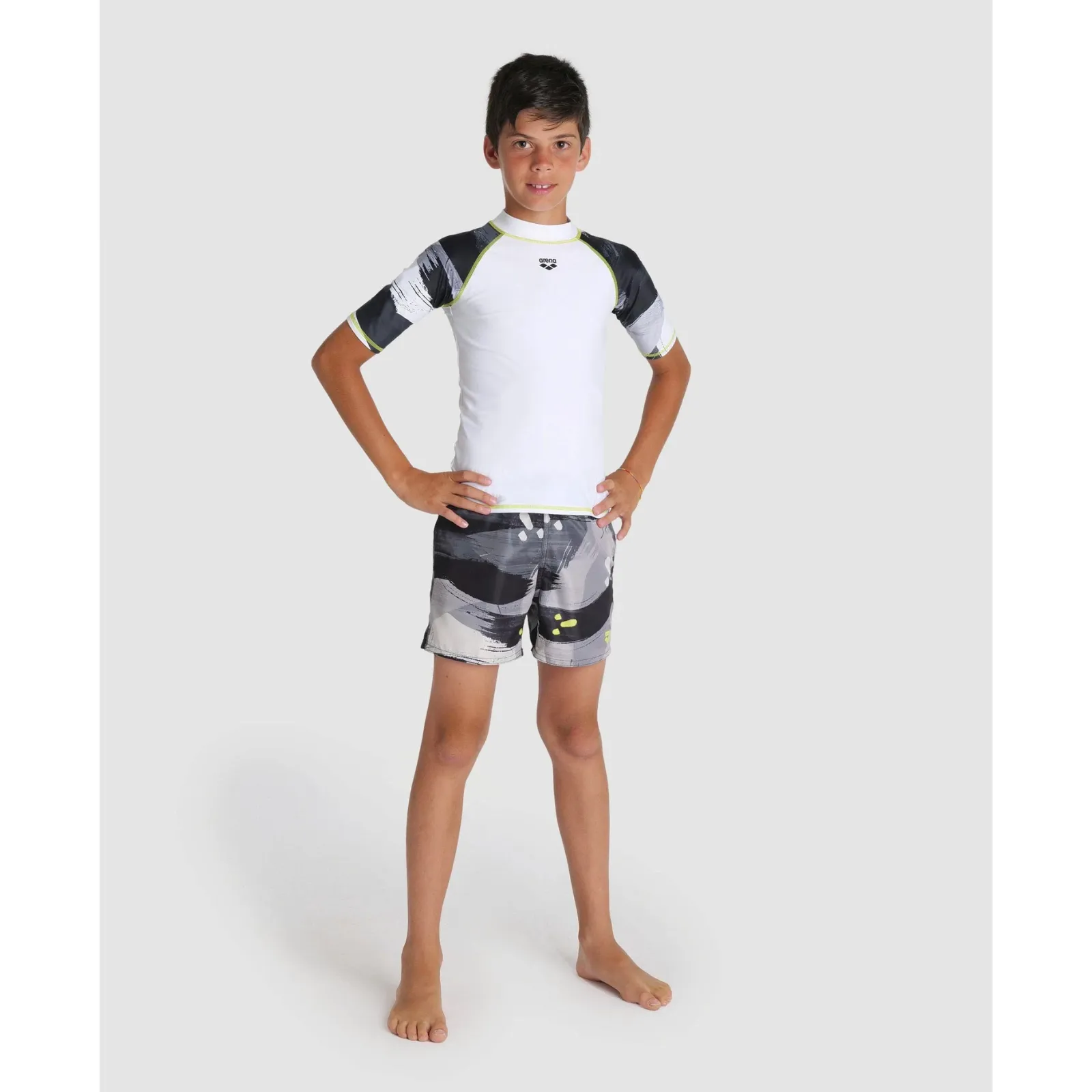BOY'S SHORT SLEEVES RASH GUARD