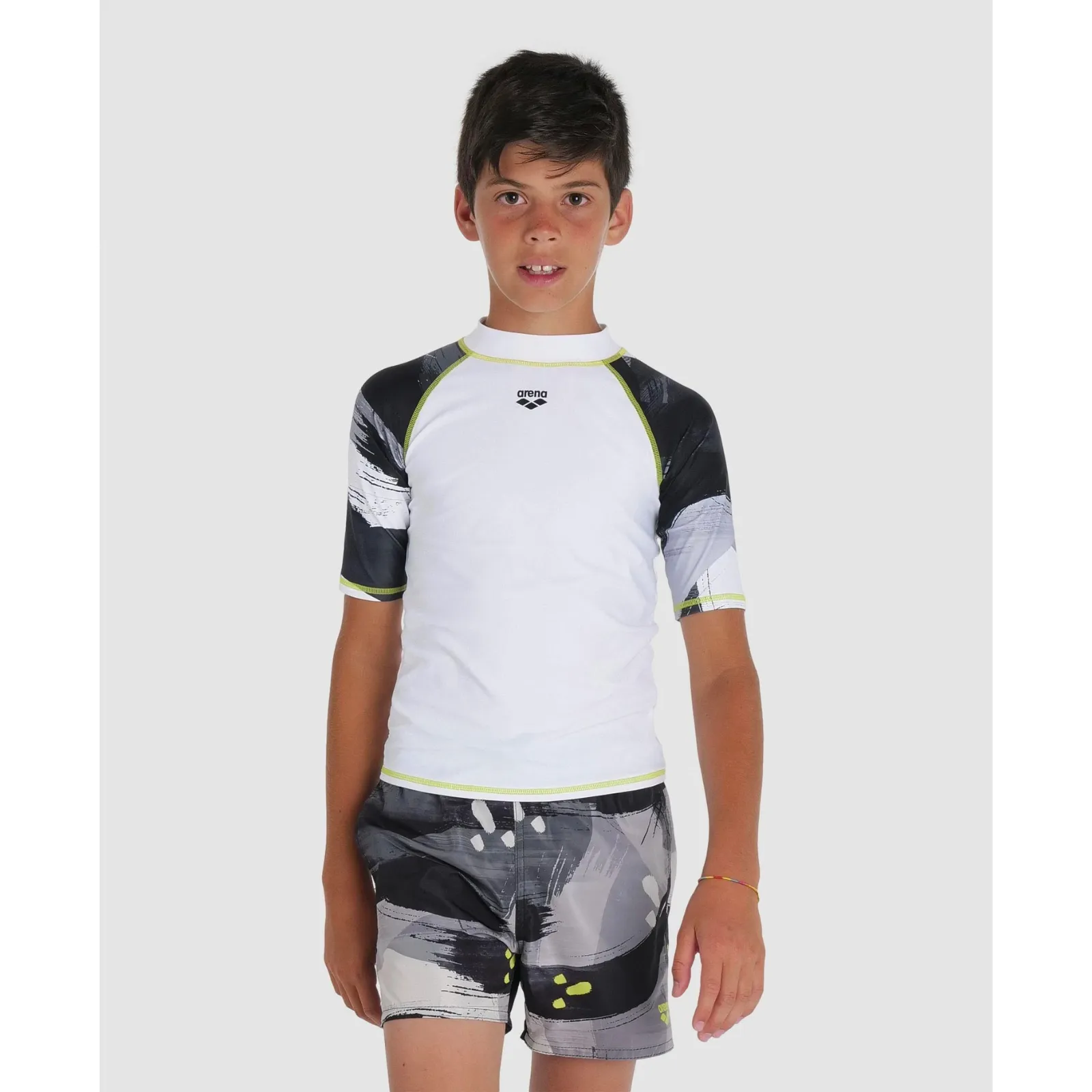 BOY'S SHORT SLEEVES RASH GUARD
