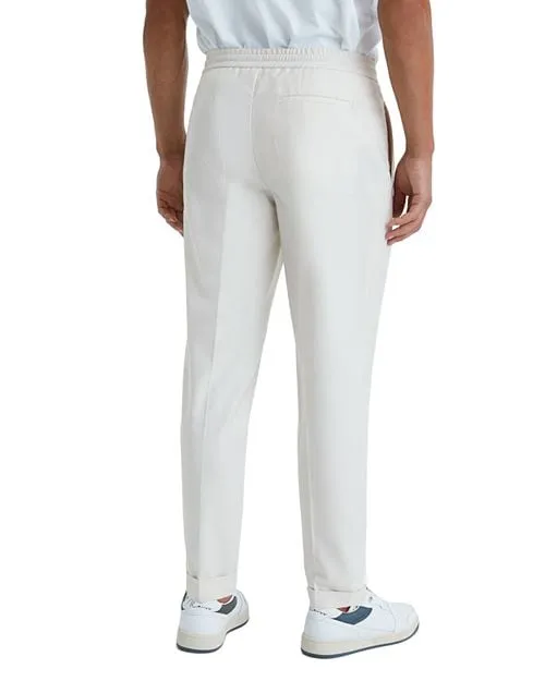 Brighton REISS Relaxed Pleated Pants in Ivory/Cream