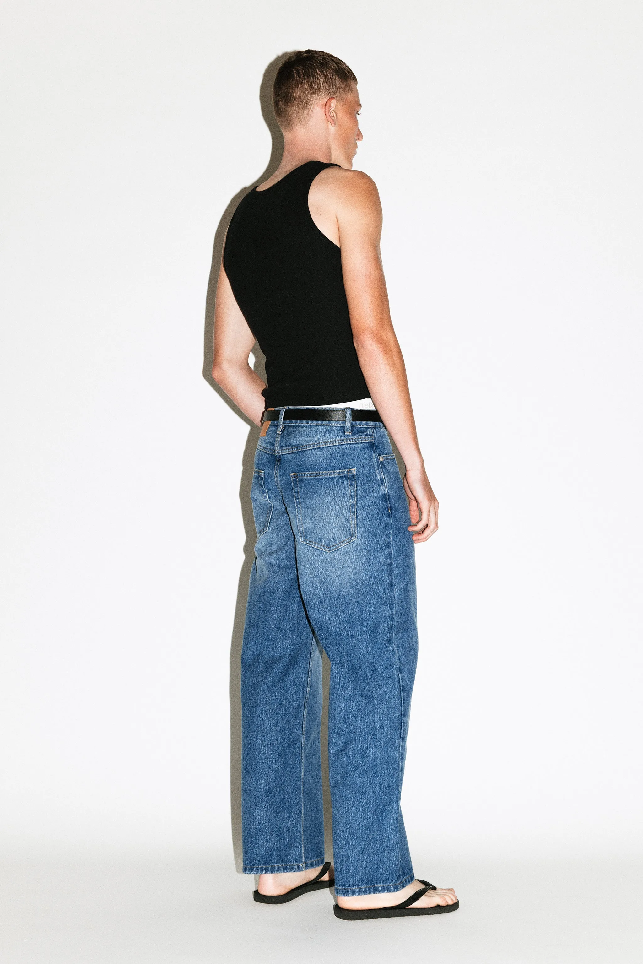 Canon Relaxed Straight-Leg Jeans  |  Vintage Blue
