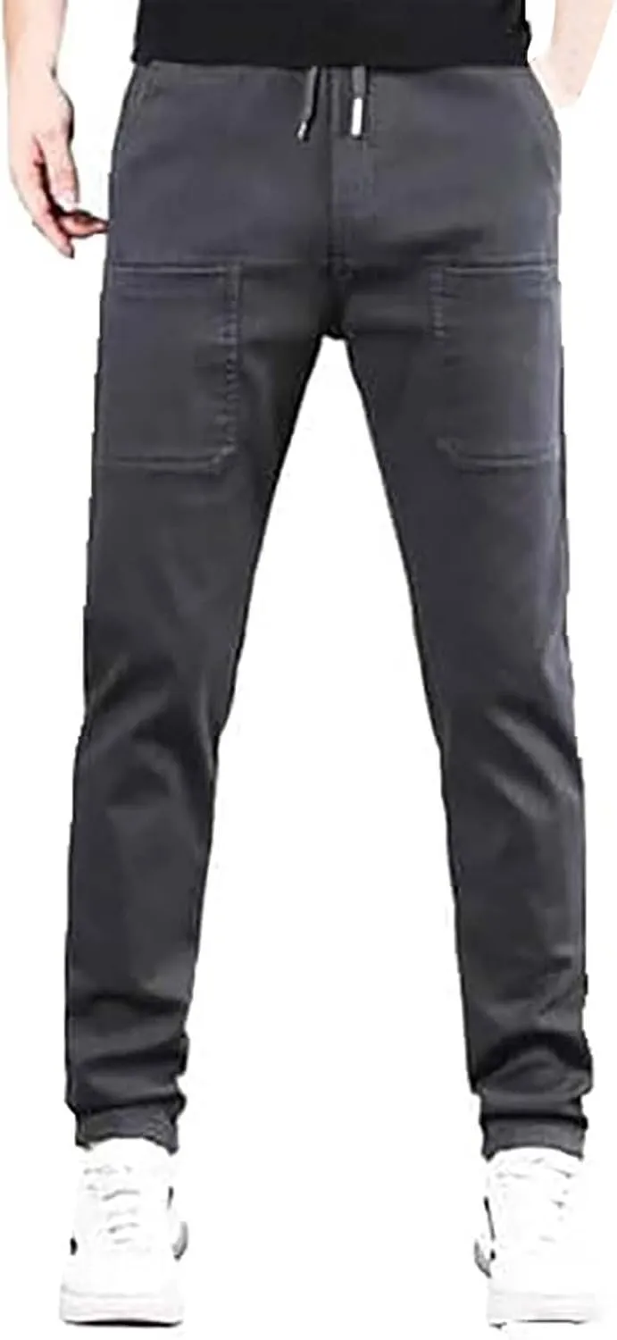 Cargo Pants for Men High Stretch Multi Pocket Durable Trousers Breathable Plus Size Comfort Fit Stretch Cargo Pant