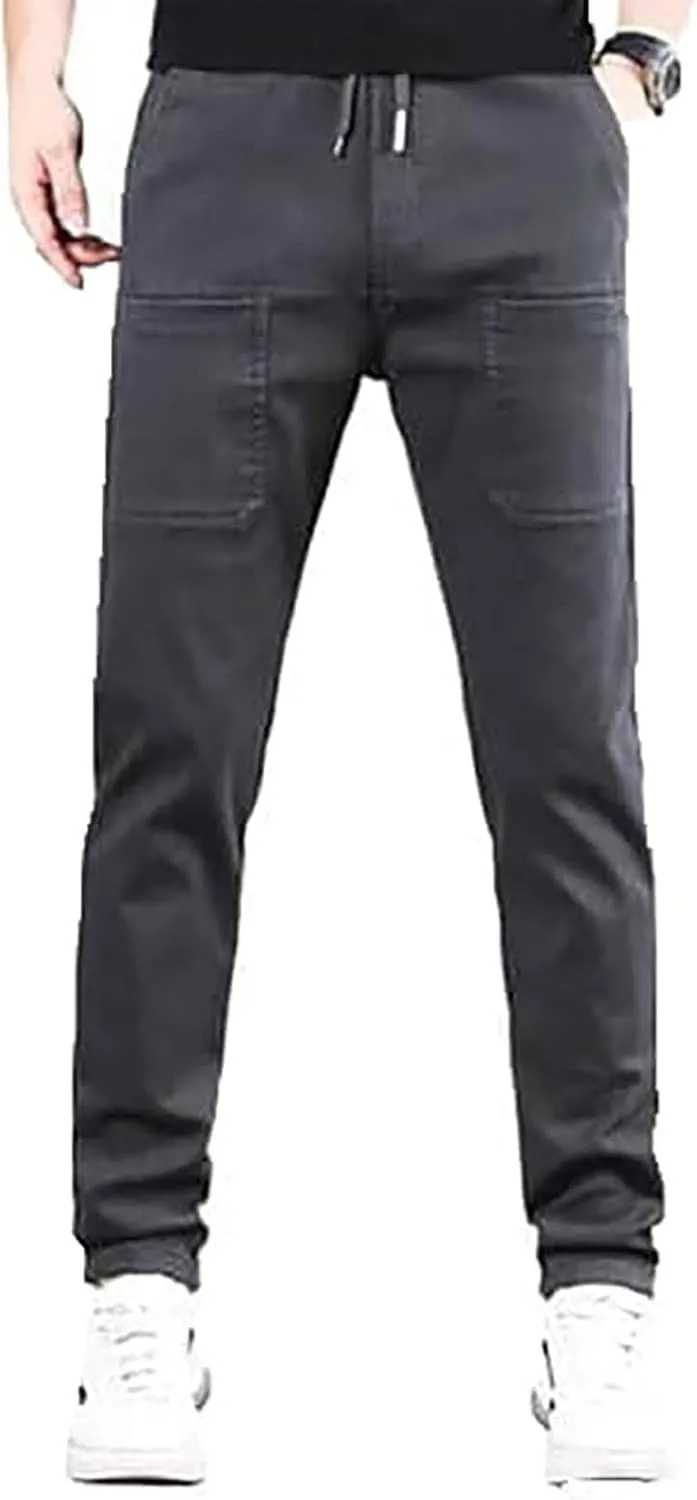 Cargo Pants for Men High Stretch Multi Pocket Durable Trousers Breathable Plus Size Comfort Fit Stretch Cargo Pant