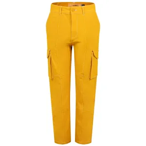 Cedric Nylon Cargo Pants Mustard - AW24