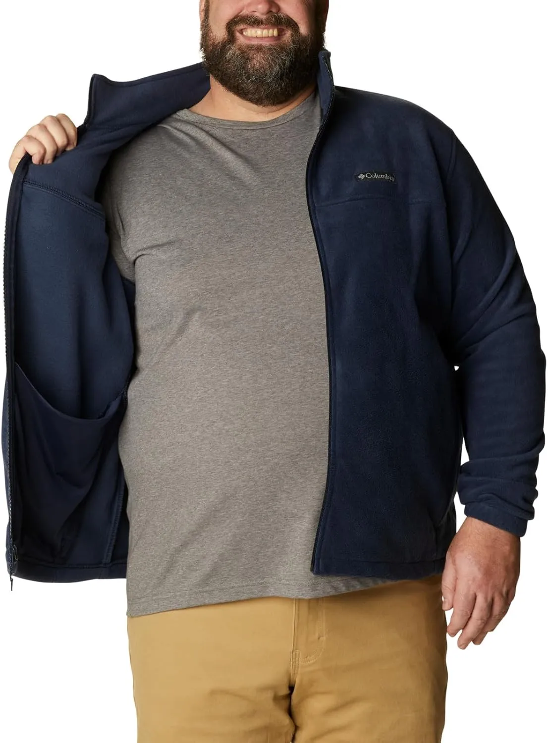 Columbia Men's Steens Mountain Full Zip 2.0, Soft Fleece with Classic Fit