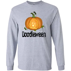 DoodleWeen Face LS Ultra Cotton T-Shirt Goldendoodle, labradoodle