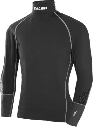 EALER Hockey Compression Shirt with Neck Guard, Neck Protect Long Sleeve Shirt