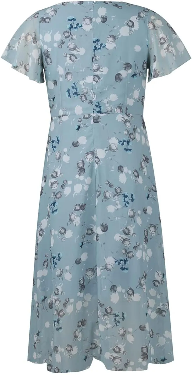 Easter Dress for Women Summer Dresses for Women 2025 Swing Chiffon Dress Fitted Spring Summer