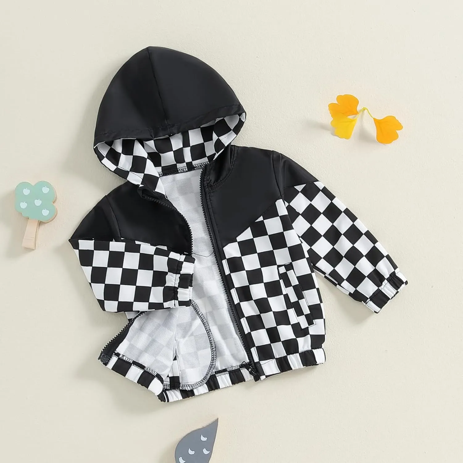 Emmababy Tie Dye Sweatshirt Jacket Baby Girl Hoodie Zipper Long Sleeve Rainbow Print Coat Toddler Hooded Zip Up Outerwear