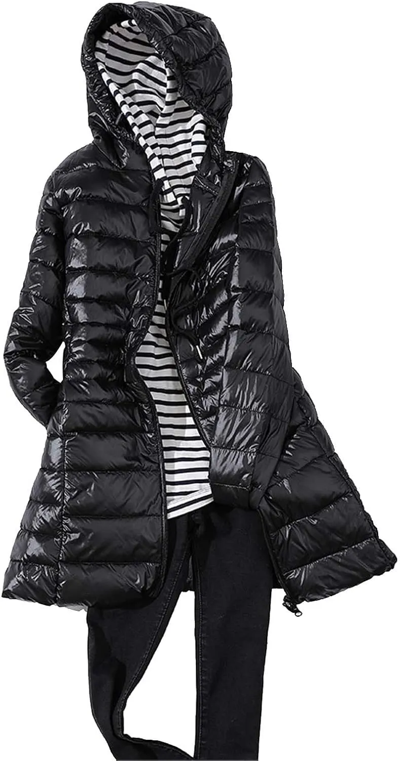 Fluffy Padded Jacket Winter Coat Heated Jacket for Women Solid Fleece Jacket Warmth Tops 2024 Comfort Zipper Slimming