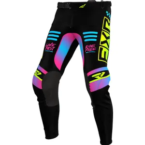 FXR  Youth Podium MX Pant Durable Lightweight Breathable Stretch Mesh Black Candy