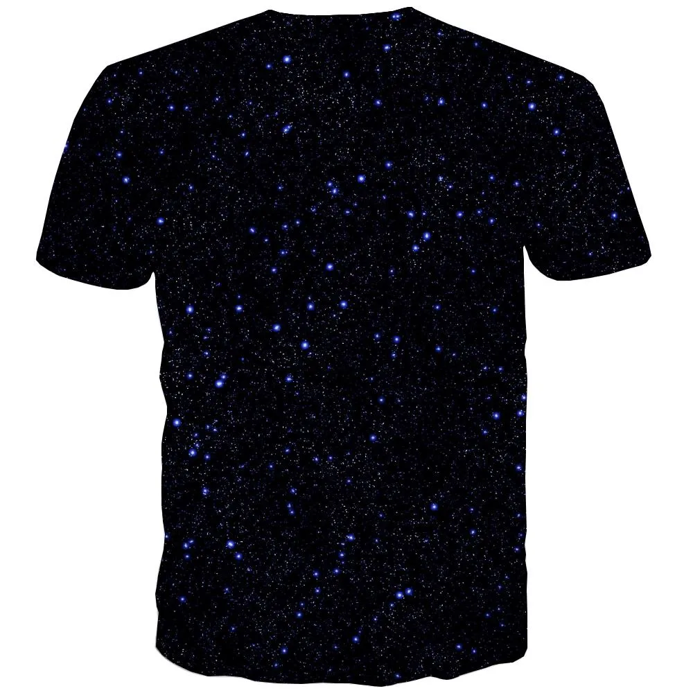 Galaxy T shirts Men Planet T-shirts 3d Starry Sky Tshirt Anime Colorful T shirts Funny Harajuku T-shirts Graphic