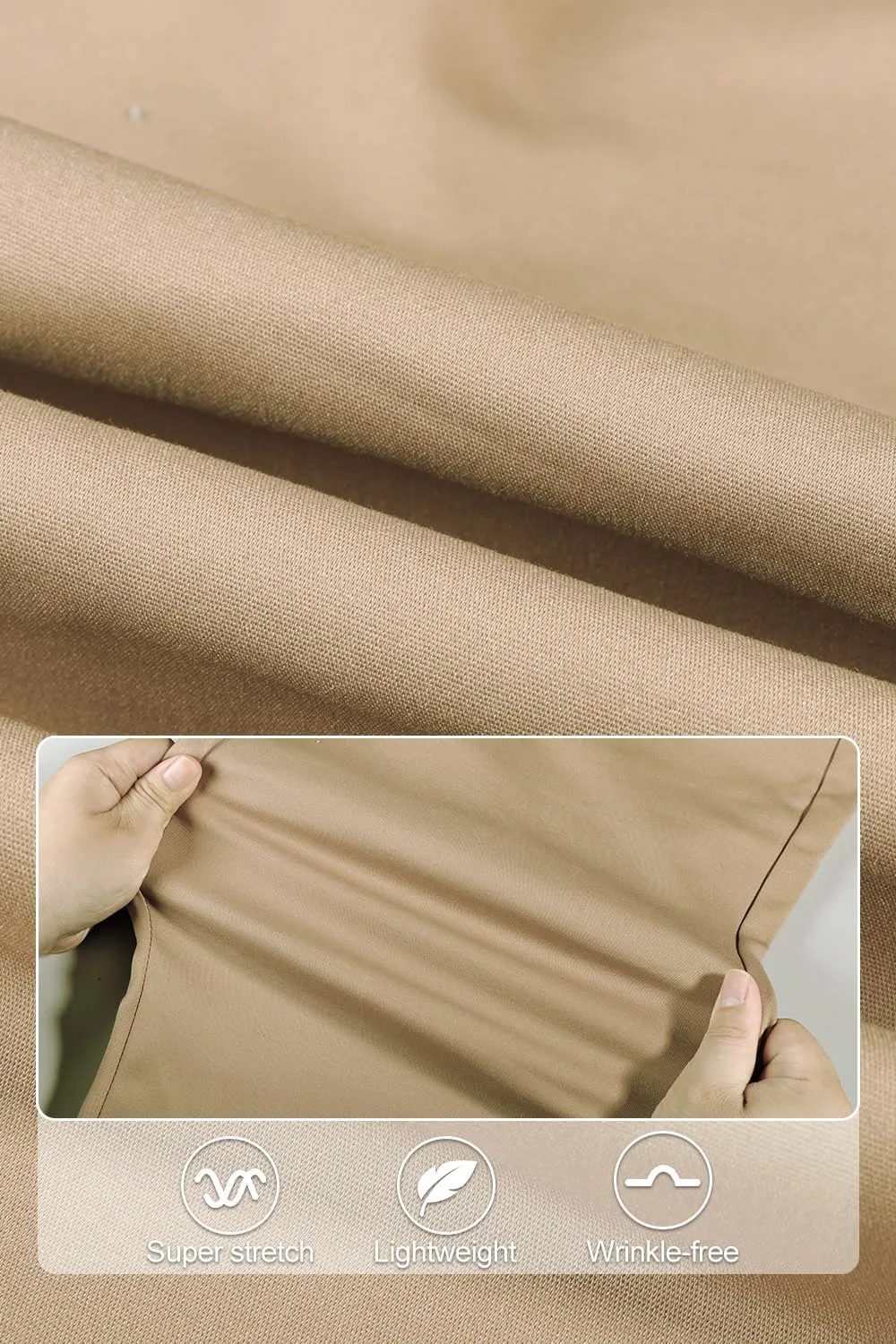 GINGTTO Mens Dress Pants Slim Fit Stretch Formal Pants for Men