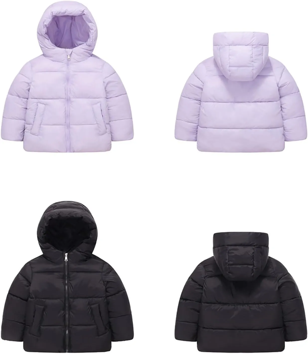 Girls Boys Down Cotton Padded Jackets Autumn Winter Kids Cotton Thicken Warm Coat Unisex Hooded 5t Jacket Girls Winter