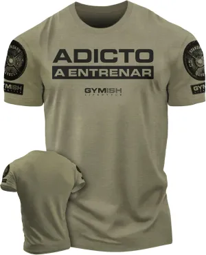 Gymish Spanish Adicto a entrenar Motivational Gift T-Shirt Workout Men's Shirt