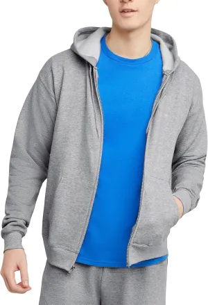 Hanes Men's EcoSmart Fleece Full-Zip Hoodie Sweatshirt