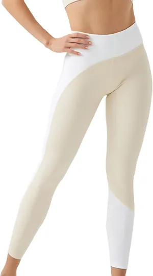 High Waisted Leggings forWomen Soft Tummy Control Gym Pants Workout Yoga Pants Sports Casual Color Block Trousers