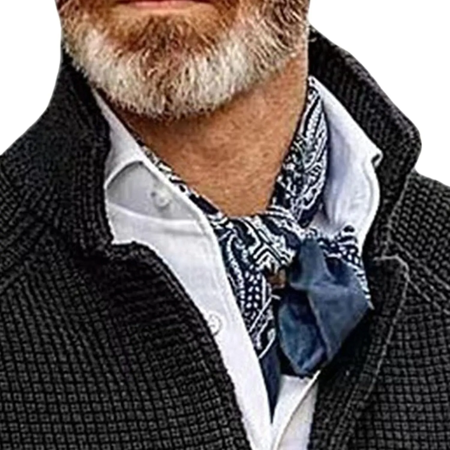 JEsilunmaMY Mens Solid Color Waffle Knit Cardigan Casual Button Up Pocket Blazer Jacket Fall Winter Slim Fit Sweater Coat