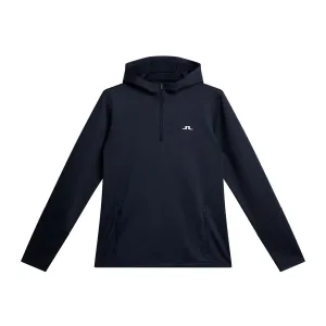 J.Lindeberg Golf Aerial Hooded 1/4 Zip Fleece Jacket SS24