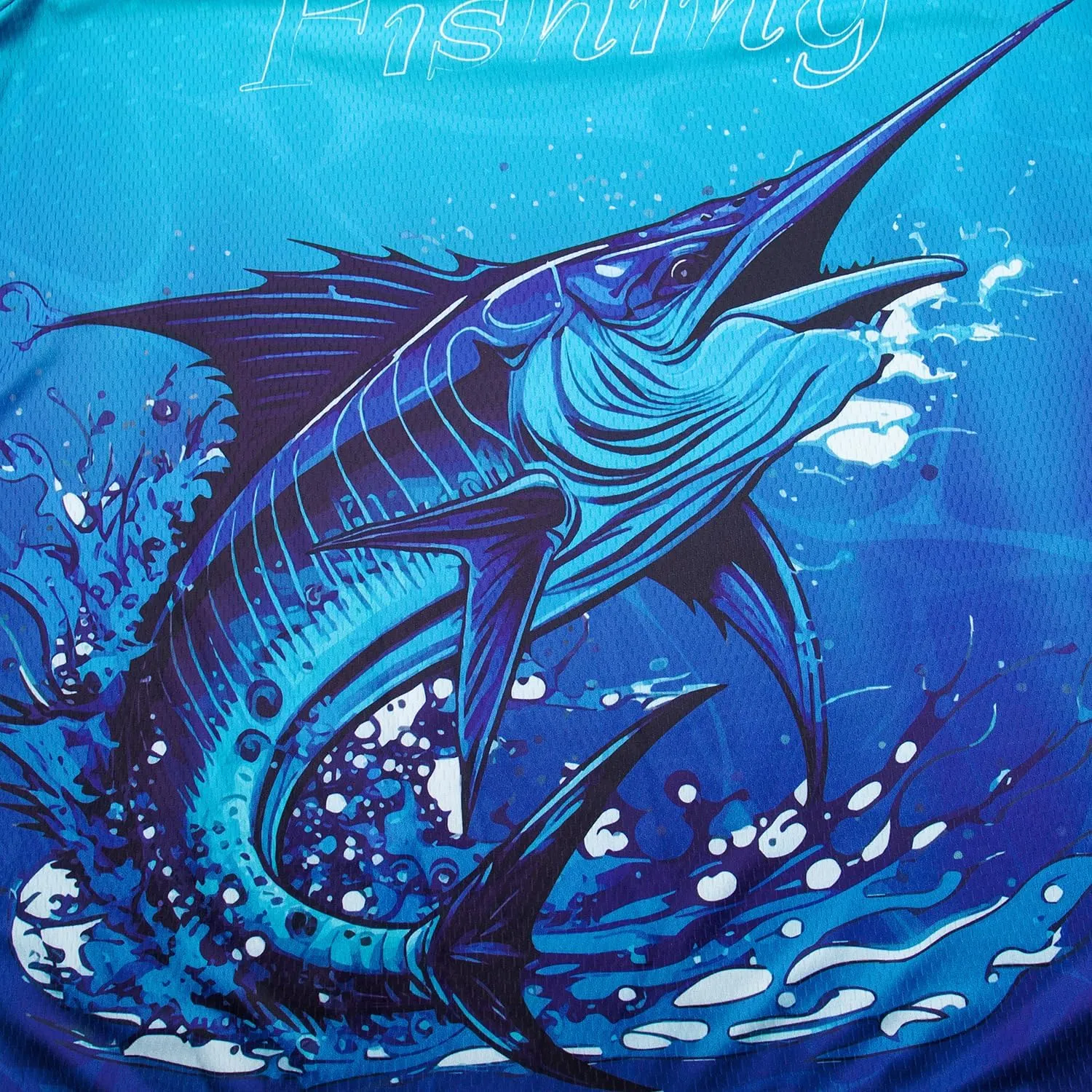JPOJPO Mens Fishing Shirt Long Sleeve, Fishing Jerseys Fish Tshirts - Breathable, Cooling, Light-Weight
