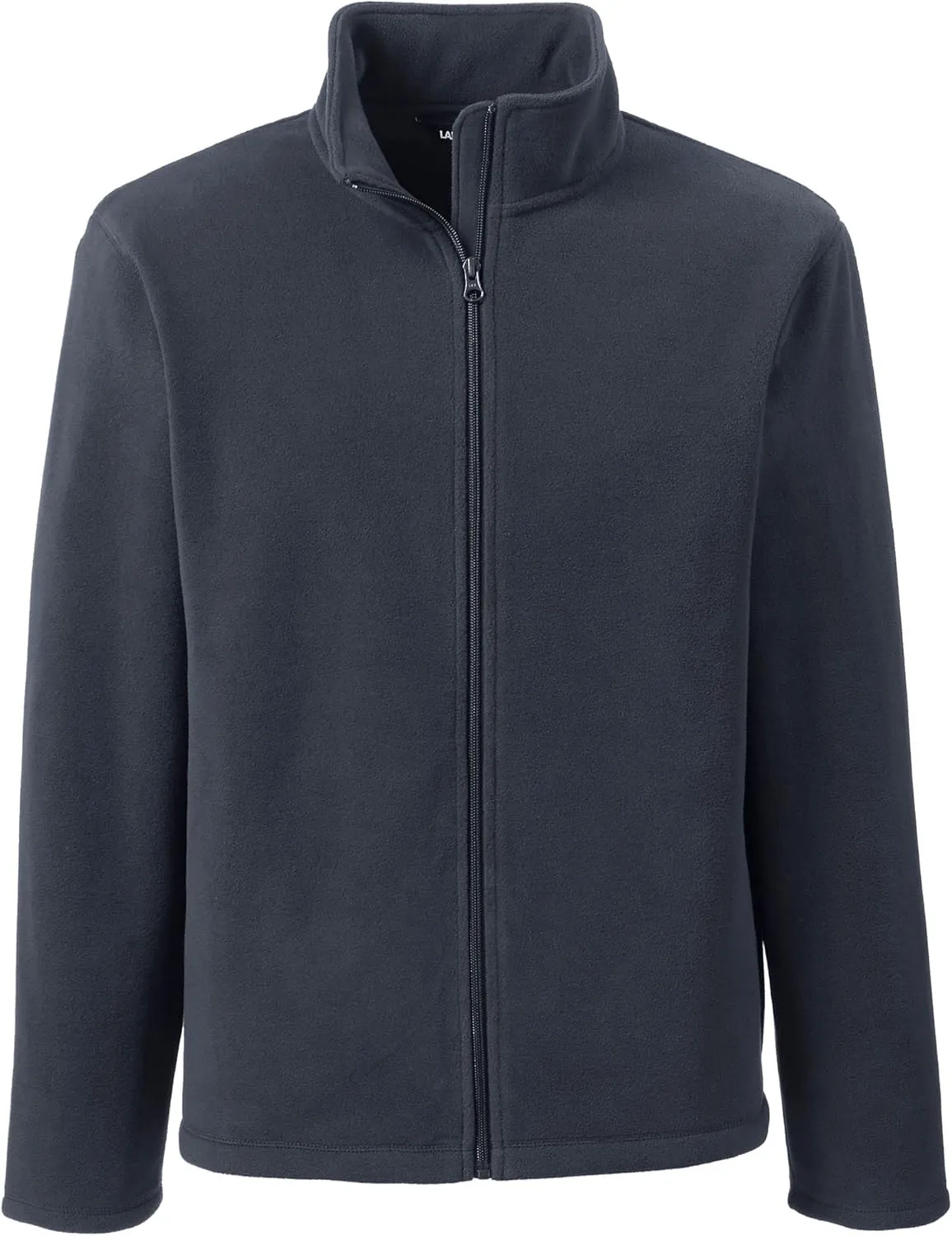 Lands' End Men's Full-Zip Mid-Weight Fleece Jacket