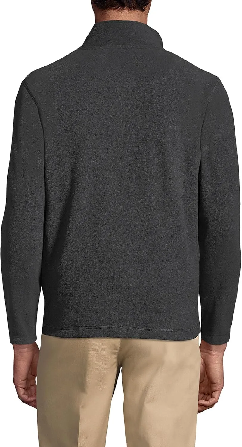 Lands' End Men's Full-Zip Mid-Weight Fleece Jacket