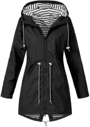 LCMTWX Womens rain coat winter Waterproof Women's Windproof Overcoat Outdoor Women's Coat Waterproof Lightweight Outdoor