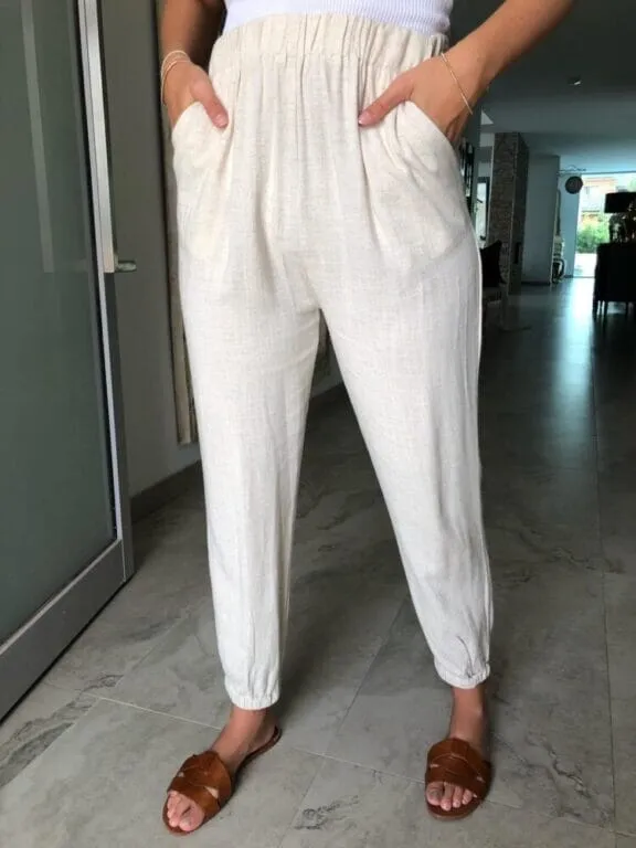 Lined Cuffed Pants
