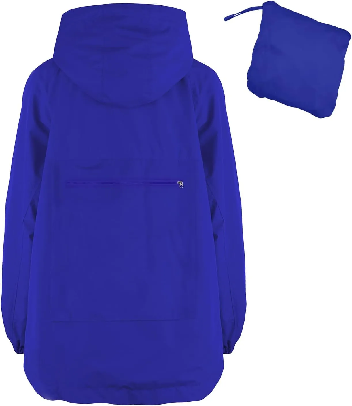 MAKARTHY Rain Jacket Women Waterproof Lightweight Jacket With Hood Packable Raincoat with Pockets S-XXXL