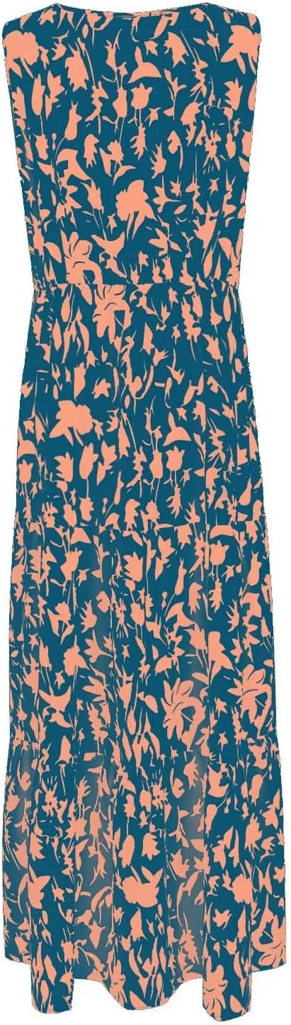 Maxi Dresses for Women 2025 Casual Spring Summer Maxi Dress Sleeveless Sundresses Dresses for Women
