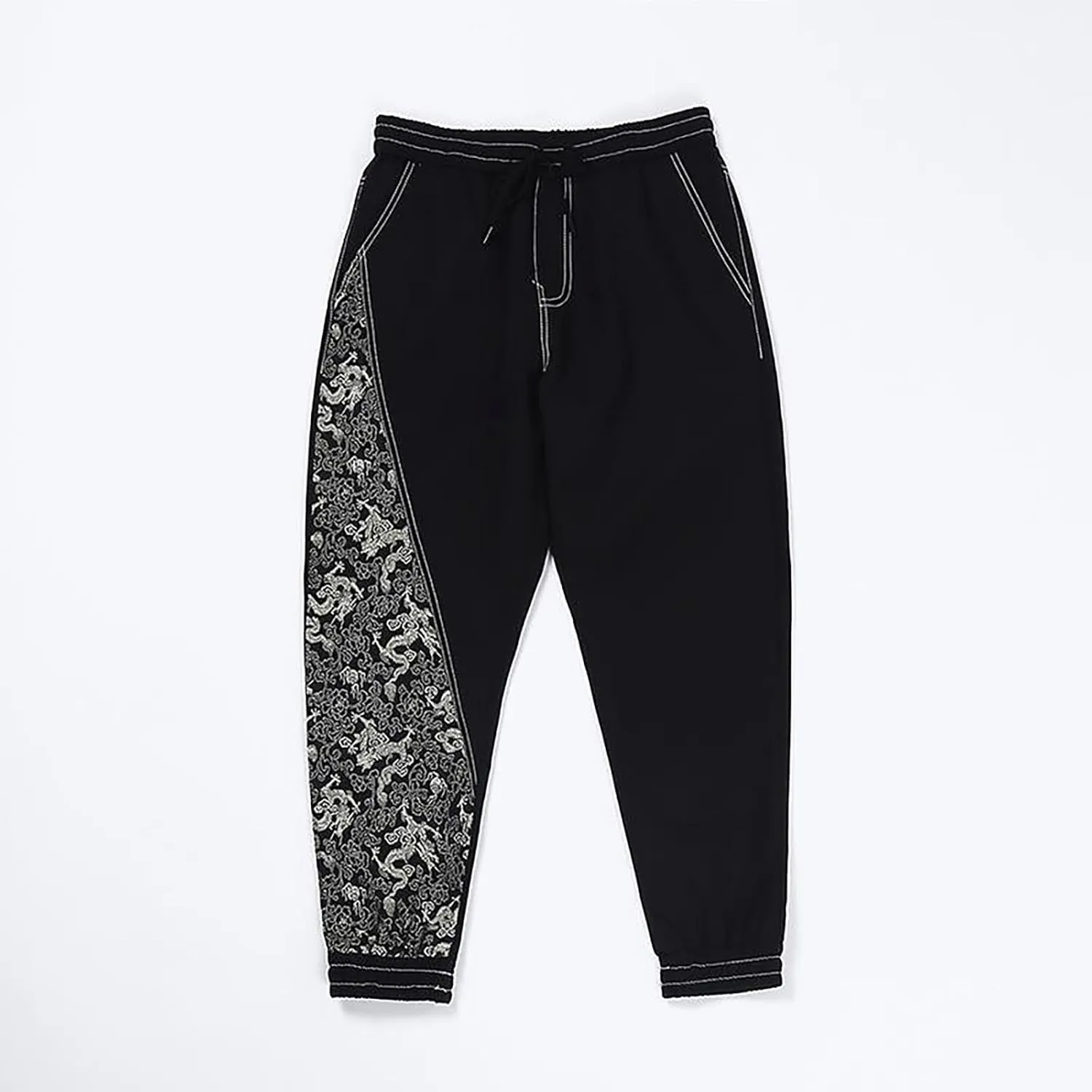 Mens 2023 Fashion Print Pants Aladdin Hippie Harem Pants Casual Beach Yoga Hippie Thai Pants Casual Beach Yoga Trouser