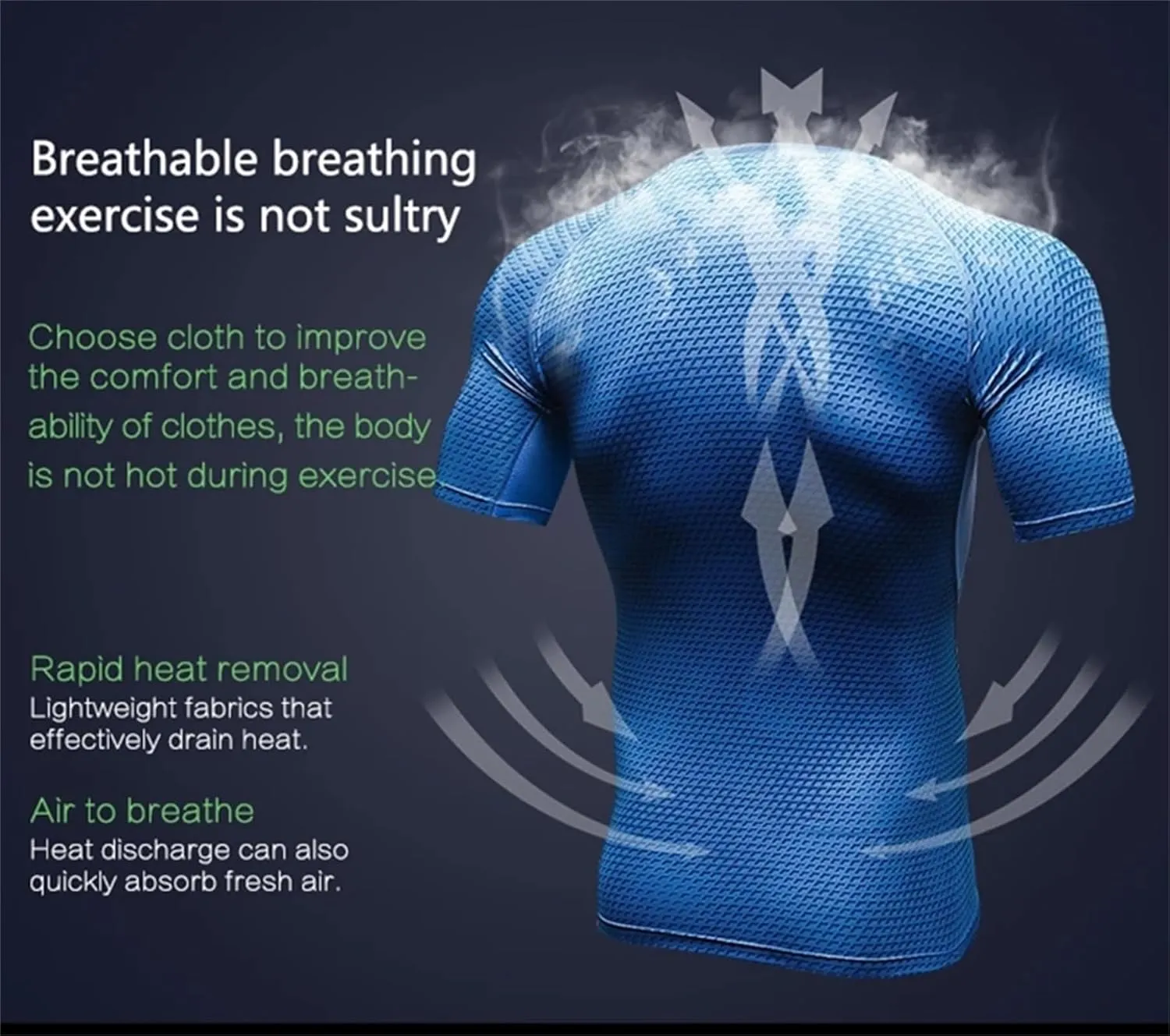 Men's Bodybuilding T - Shirt Slim Quick Dry Compression Shirt Short Sleeve Running Baselayer Top