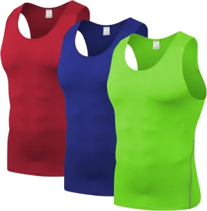 Men's Bodybuilding T - Shirt Slim Quick Dry Compression Shirt Short Sleeve Running Baselayer Top