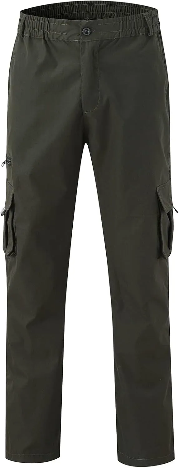 Mens Cargo Pants Casual Mens Work Pants Big and Tall Work Pants for Men Cargo Black Fleece Pants Men Fitness Pants