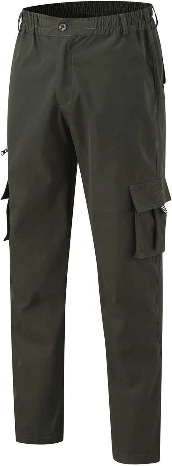 Mens Cargo Pants Casual Mens Work Pants Big and Tall Work Pants for Men Cargo Black Fleece Pants Men Fitness Pants
