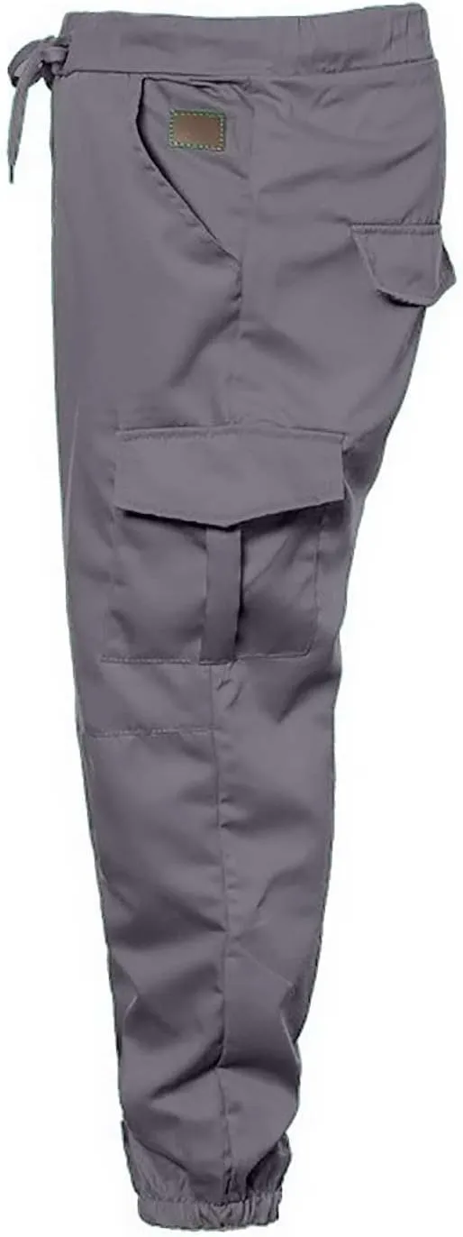 Mens Cargo Sweatpants Slim Fit with Pockets Workout Gym Lightweight Sweat Pants Elastic Waist Sweat Pants Trouser
