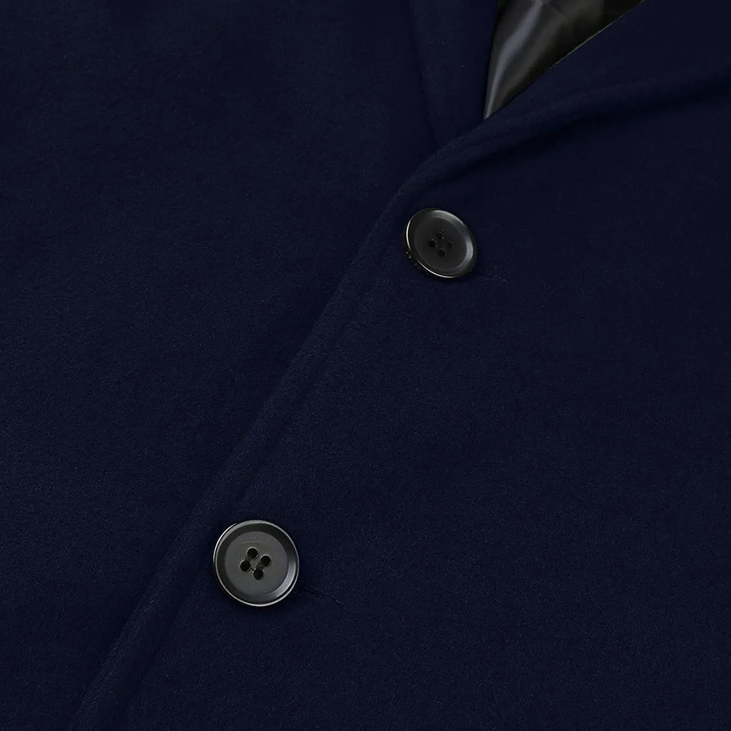 Men's Peacoat Casual Long Trench Coat Single Breasted Pea Regular Fit Warm Winter Overcoat Work Dress Jacket, M-5XL