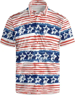 Mens Polo Shirt Performance Moisture Wicking Polo Shirts Short Sleeve Golf Shirt Mens Tennis Polo Shirt