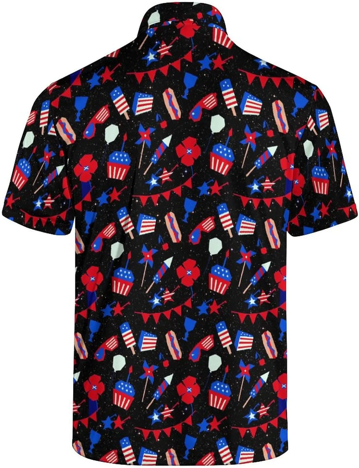Mens Polo Shirt Performance Moisture Wicking Polo Shirts Short Sleeve Golf Shirt Mens Tennis Polo Shirt