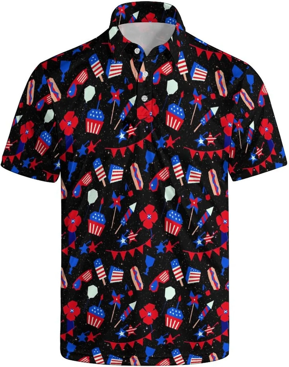 Mens Polo Shirt Performance Moisture Wicking Polo Shirts Short Sleeve Golf Shirt Mens Tennis Polo Shirt